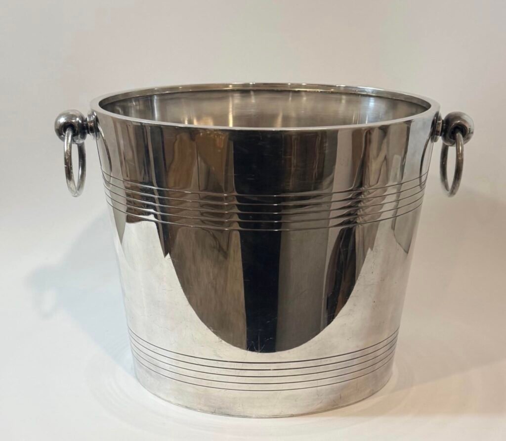 Christofle silver-plated double bottle bucket, circa 1930